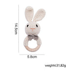 Baby Rattle Hand Woven Cartoon Animal Bracelet Newborn Soothing Doll - Cindi Book