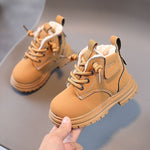 Baby Soft Bottom Short Boots High-top With Velvet Thickening Thermal Cotton Shoes - Cindi Book