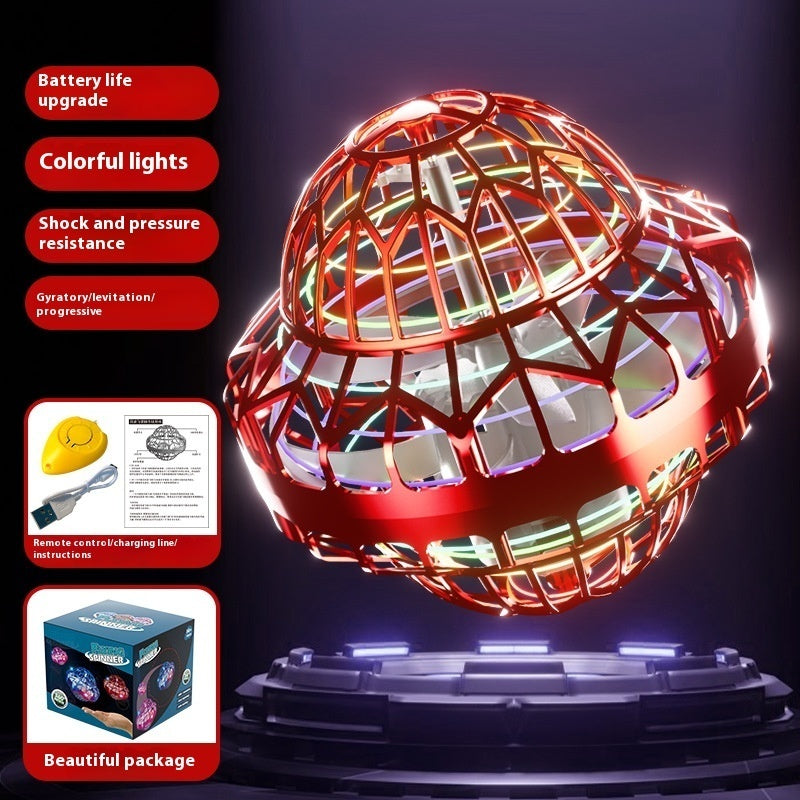Magic Flying Ball Magic Swing Flying Ball Children's Finger Rotating Luminous Floating Flying Fingertip Toy - Cindi Book