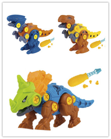 DIY Disassembly Assembly Dinosaur Toy Set Screw Nut Combination Assembling Dinosaur Model - Cindi Book