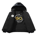 Thickened Hooded Cotton-padded Jacket Men's Plus Size Cotton Clothes Men's Coat - Cindi Book