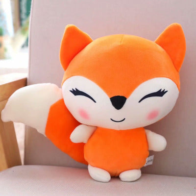 Cartoon Little Fox Doll Plush Toy Soft Ragdoll Cute Children's Doll Give Girl Birthday Gift - Cindi Book