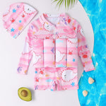 Girls' Boys' Swimsuit One-piece Buoyancy Swimsuit - Cindi Book