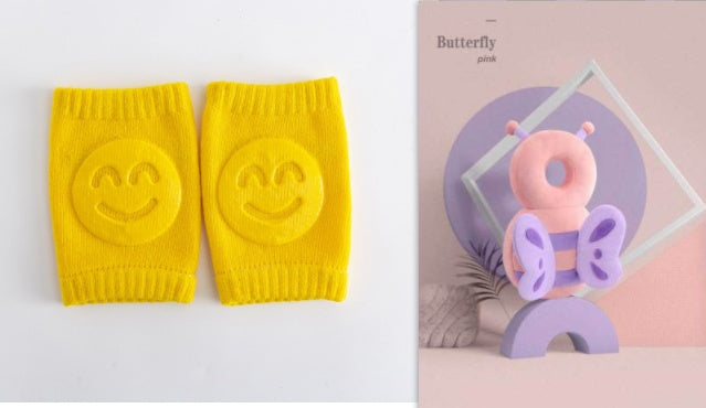 Summer Terry Baby Socks Toddler Crawling Knee Pads - Cindi Book