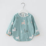 Baby Dinner Coverall Bib Spring And Autumn Long Sleeve Apron - Cindi Book