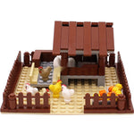 MOC Small Particle Building Blocks Animal Farm Scene Dispersion Accessories Suit - Cindi Book