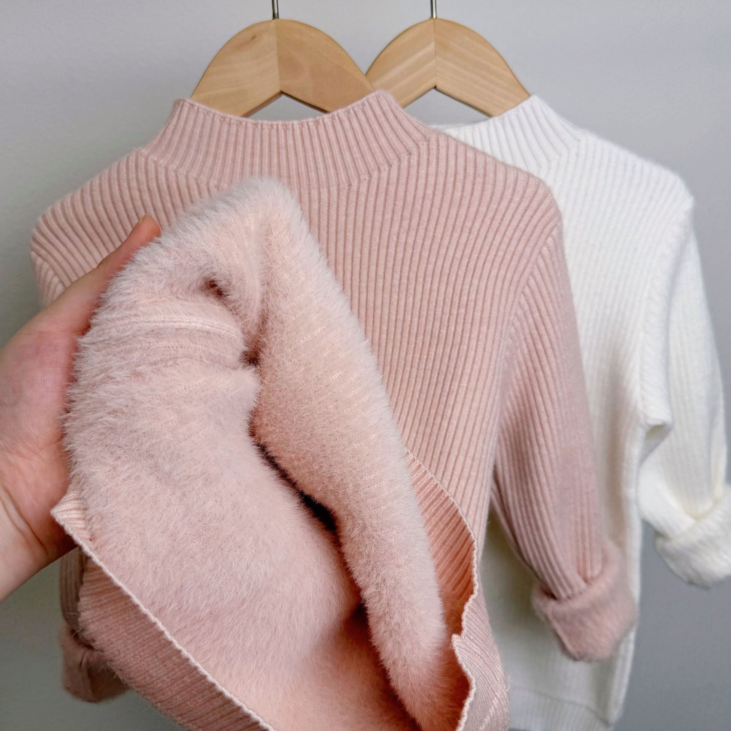 Children's Mock Neck Sweater Knitwear Top - Cindi Book