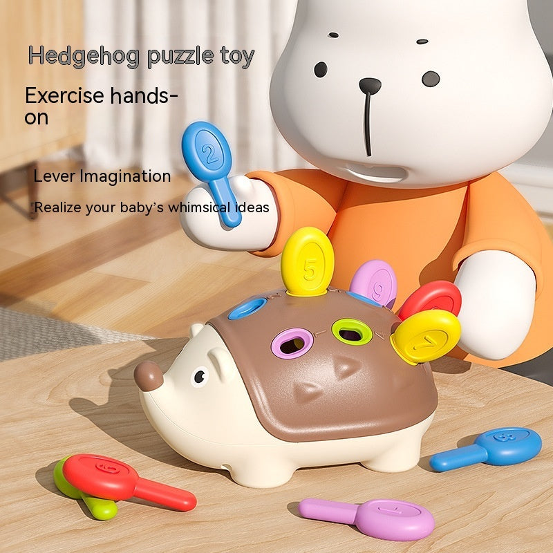 Fine Motor Training Toys Early Childhood Education Hand-Eye Coordination Splicing Little Hedgehog