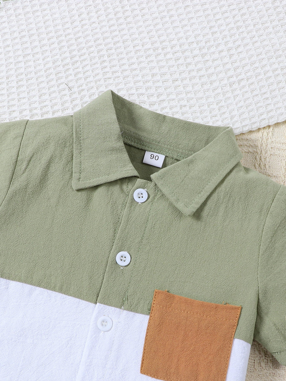 Boys' Summer Cotton And Linen Casual Short-sleeved Shirt And Shorts Suit - Cindi Book