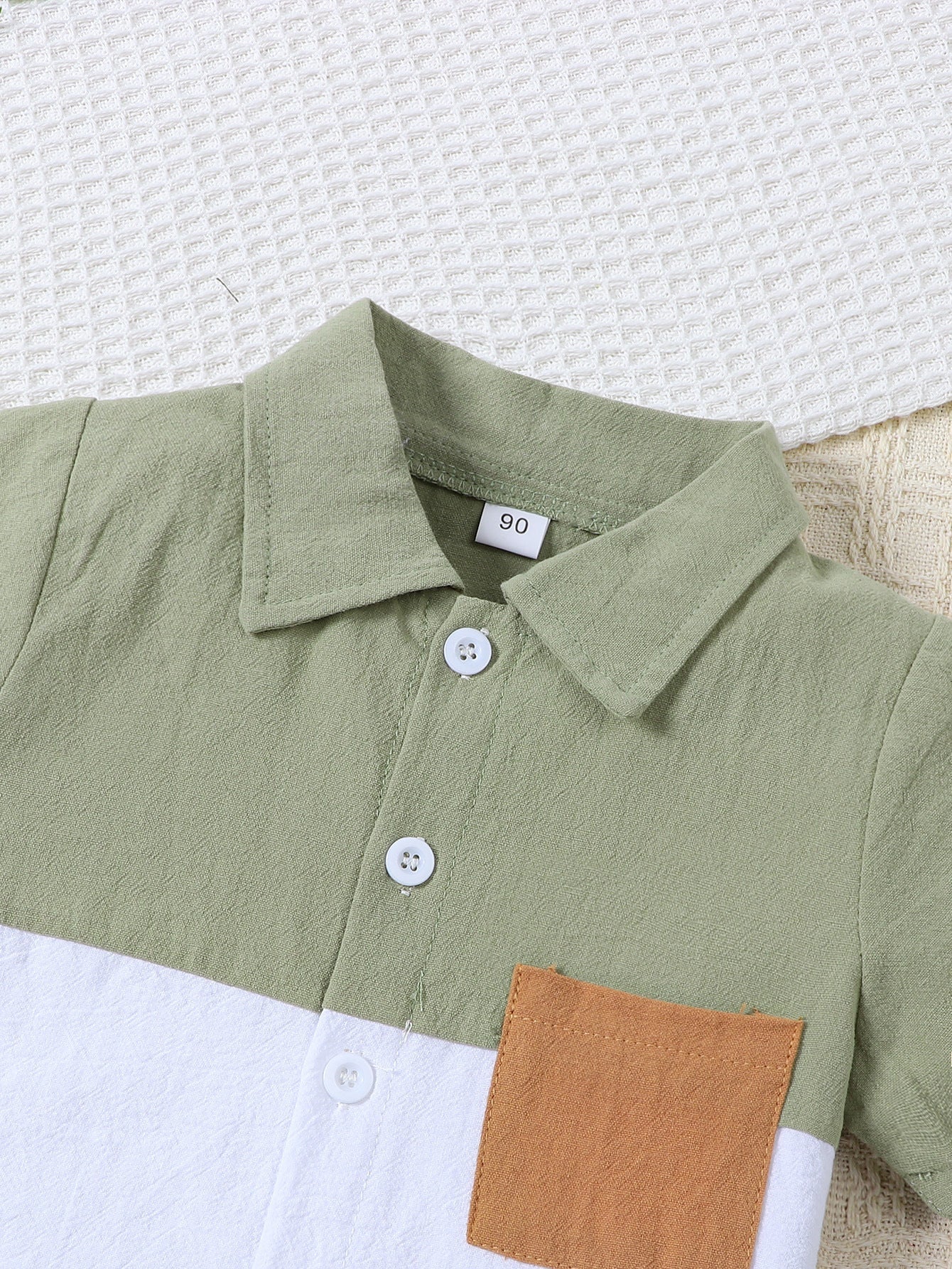 Boys' Summer Cotton And Linen Casual Short-sleeved Shirt And Shorts Suit - Cindi Book