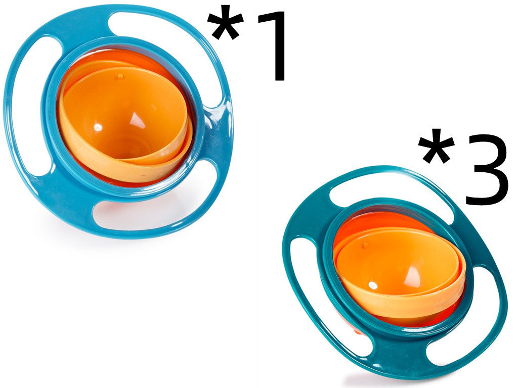 360 Rotate Universal Spill-proof Bowl Dishes - Cindi Book
