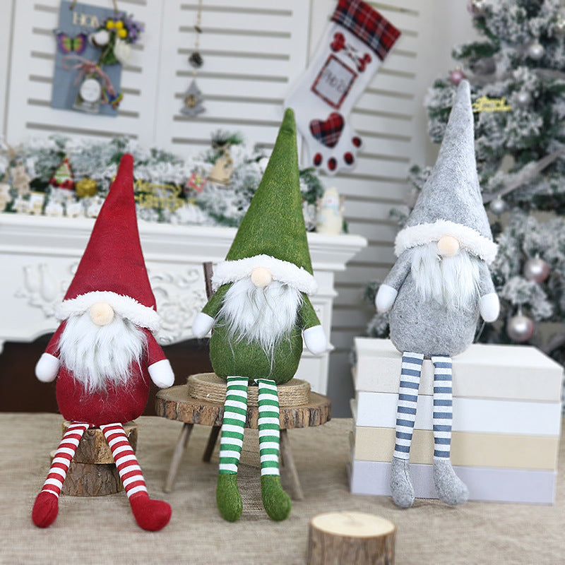 Christmas Faceless Old Man Doll Window Decoration - Cindi Book