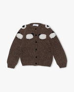 Wool Blend Heavy Embroidery Long-sleeve Cardigan Sweater - Cindi Book