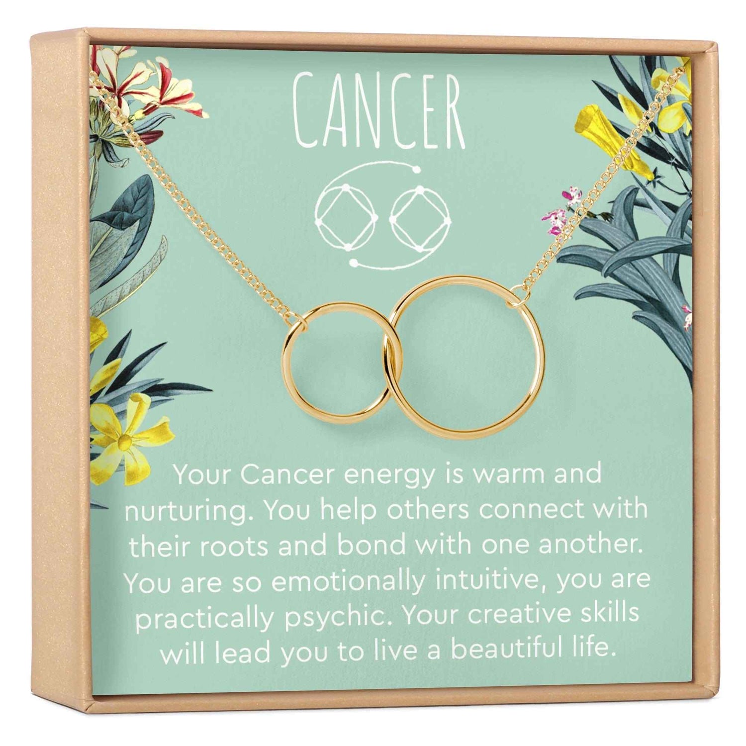 Cancer Zodiac Gift Necklace