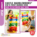 CASTLE MARBLEWORKS Chime Ball Drop Tower Toy