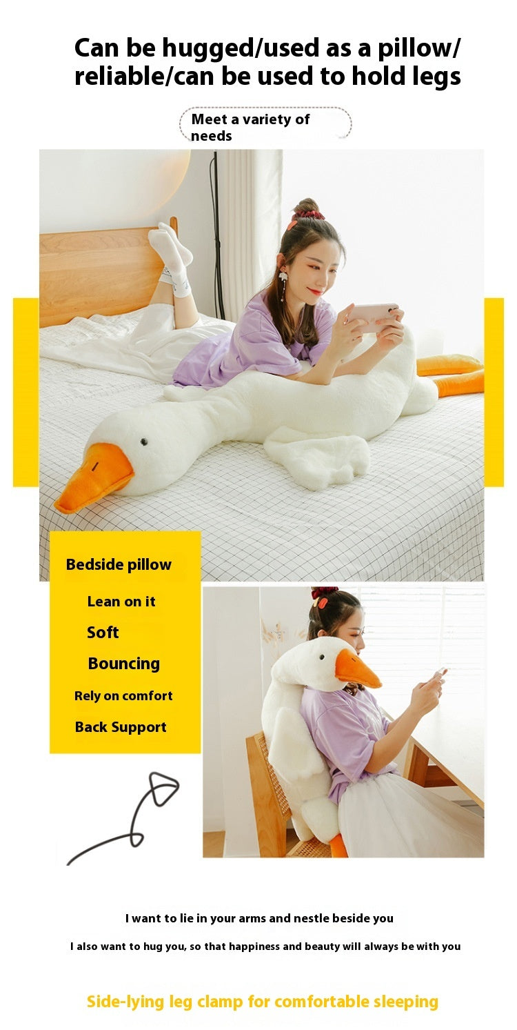 Cute Big White Geese Pillow Plush Toy - Cindi Book