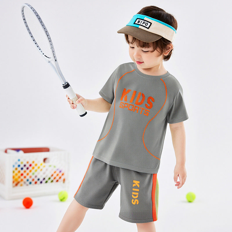 Children Short-sleeved Uniform Sportswear Set - Cindi Book