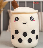 Cute Fruit Drink Plush Stuffed Soft Strawberry Milk Tea Plush Boba Tea Cup Toy Bubble Tea Pillow Cushion Kids Gift - Cindi Book