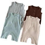 Baby Jumpsuit Grade A Summer Sleeveless Vest - Cindi Book