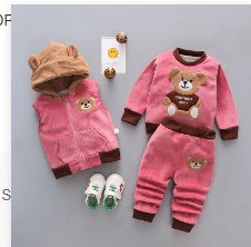 Children's thick three-piece suit - Cindi Book