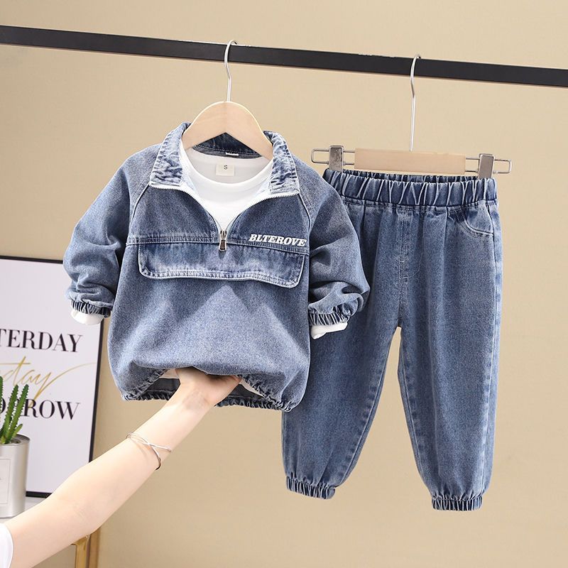 Boys Spring Clothing New Clothes Fashionable Handsome Children's Clothing - Cindi Book
