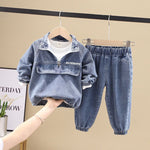 Boys Spring Clothing New Clothes Fashionable Handsome Children's Clothing - Cindi Book