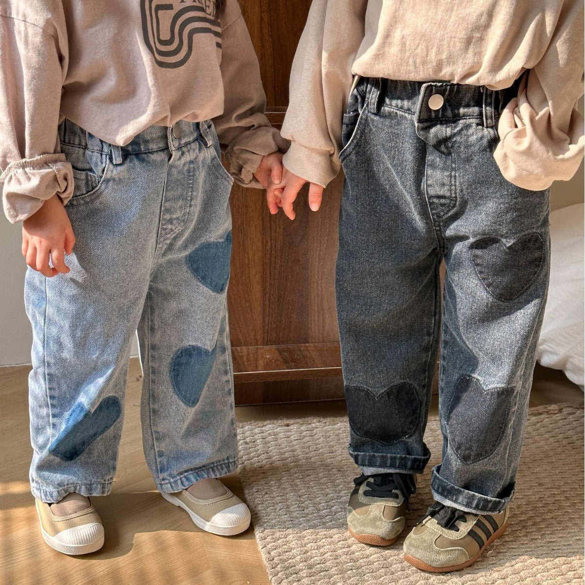 Children Soft Jeans Casual Straight Trousers - Cindi Book