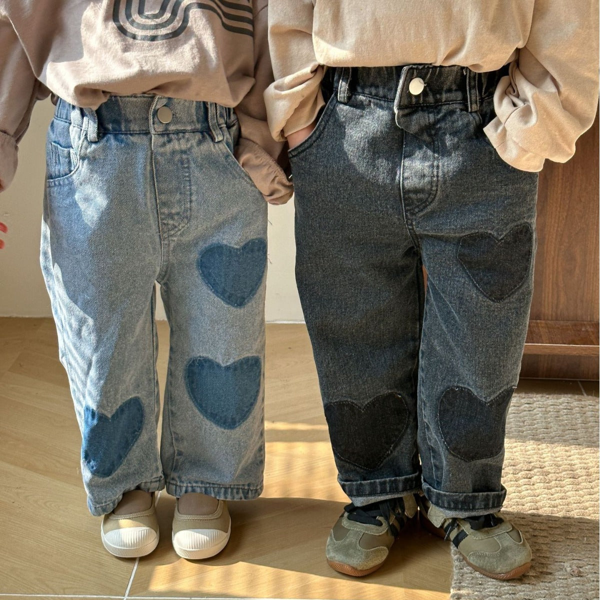 Children Soft Jeans Casual Straight Trousers - Cindi Book