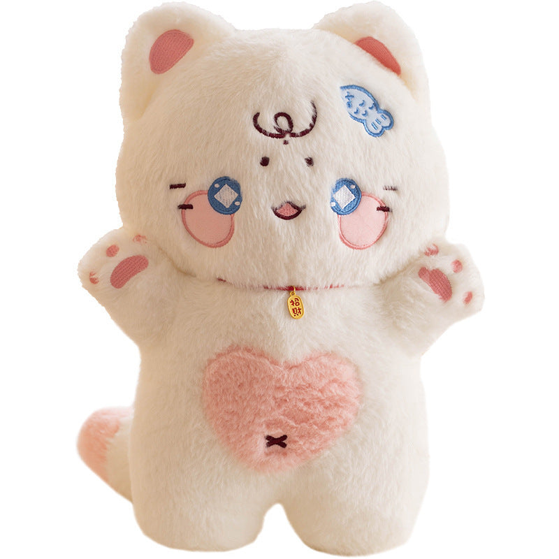 Cute Fortune Cat Doll Children's Pillow Plush Toy - Cindi Book