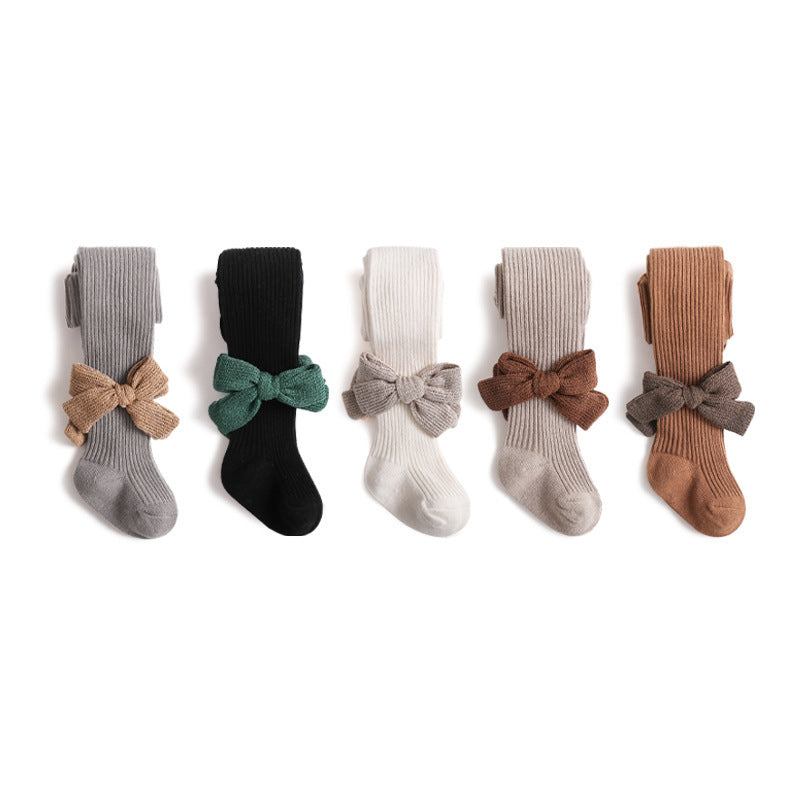 Children's Trendy Princess Bowknot Leggings - Cindi Book