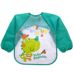 Children's Gown Long Sleeve Kids Waterproof Meal Baby Apron Painting Clothes Bib Protective Clothing - Cindi Book