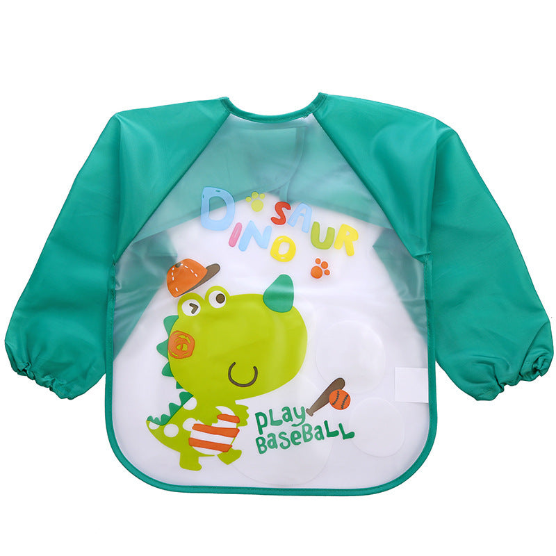 Children's Gown Long Sleeve Kids Waterproof Meal Baby Apron Painting Clothes Bib Protective Clothing - Cindi Book