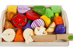 Toy Cutting Play Trading Fruit Pretend Play Set - Cindi Book