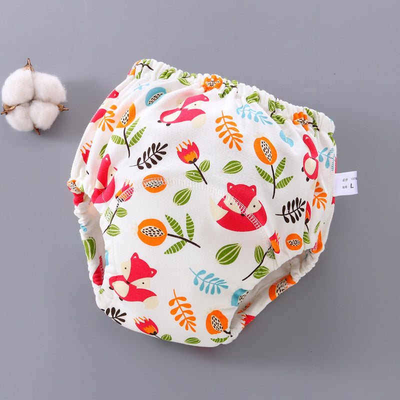 Baby Training Pants Washable 6-layer Gauze Diaper Cover Learning - Cindi Book