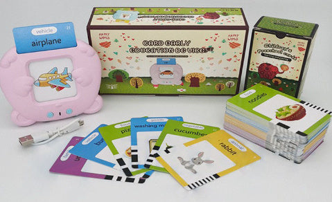 Children's Enlightening Early Education Smart Pure English Card - Cindi Book