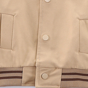 Boys Casual Sweatshirt Baseball Uniform Two-Piece Set