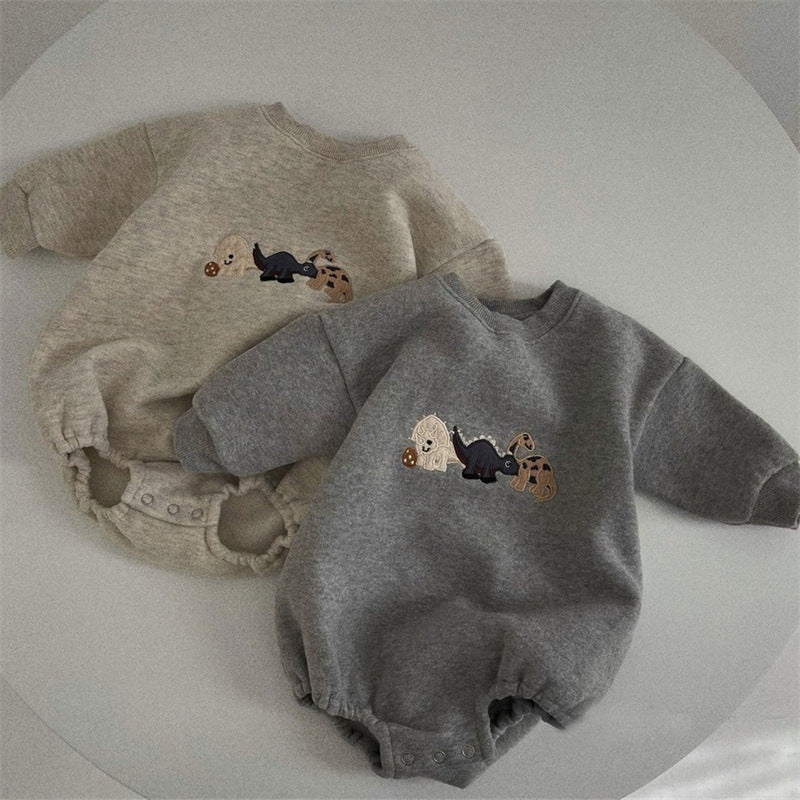 Ins Infant Toddler Korean Style Winter Clothes Jumpsuit - Cindi Book