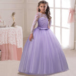 Kids Long Flower Girl Dress Dress - Cindi Book