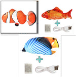 Electric Funny Cat Simulation Fish Beating Usb Jumping Cat Toy - Cindi Book