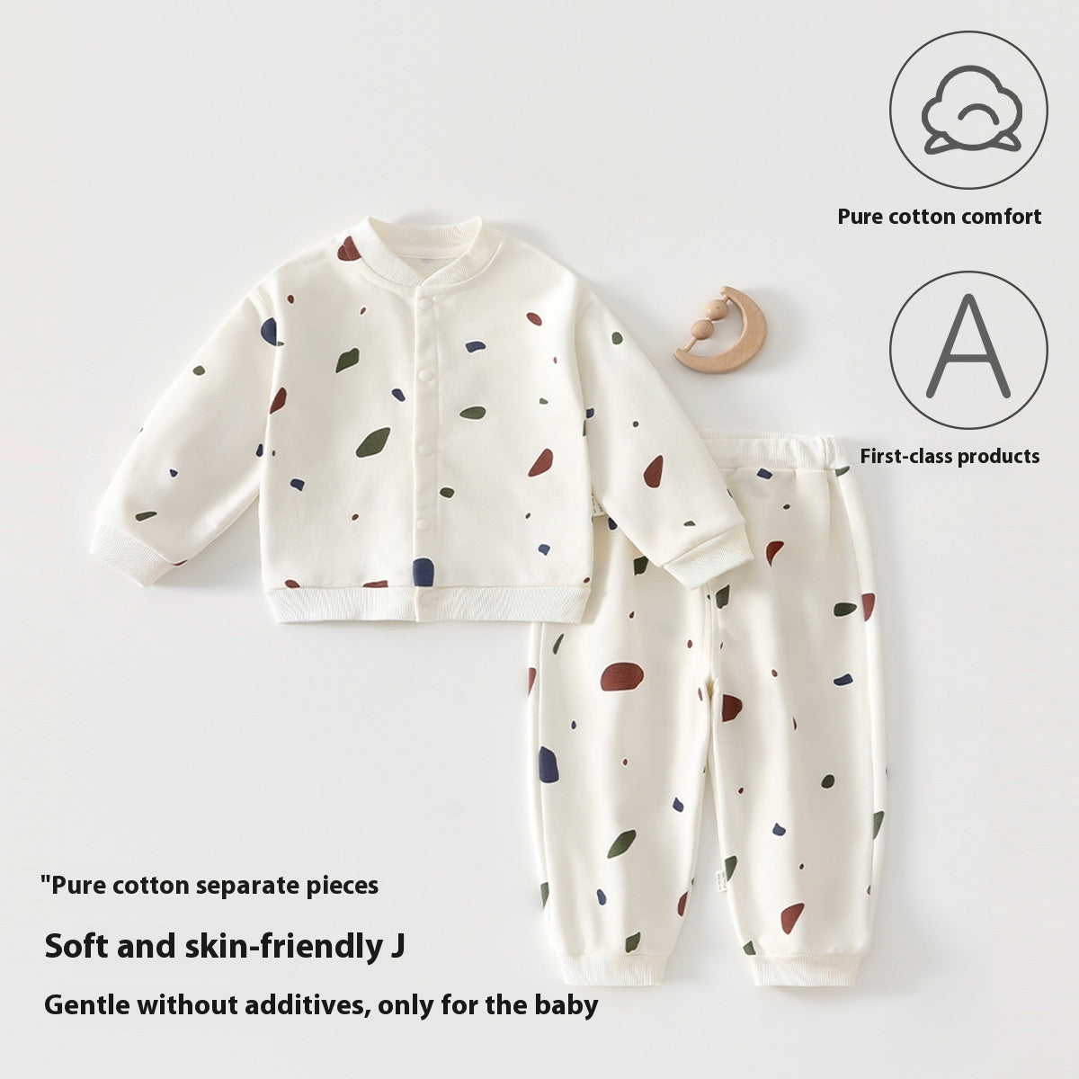 Pure Cotton Spring And Autumn Baby Split Sweater Children's Suit Boys - Cindi Book