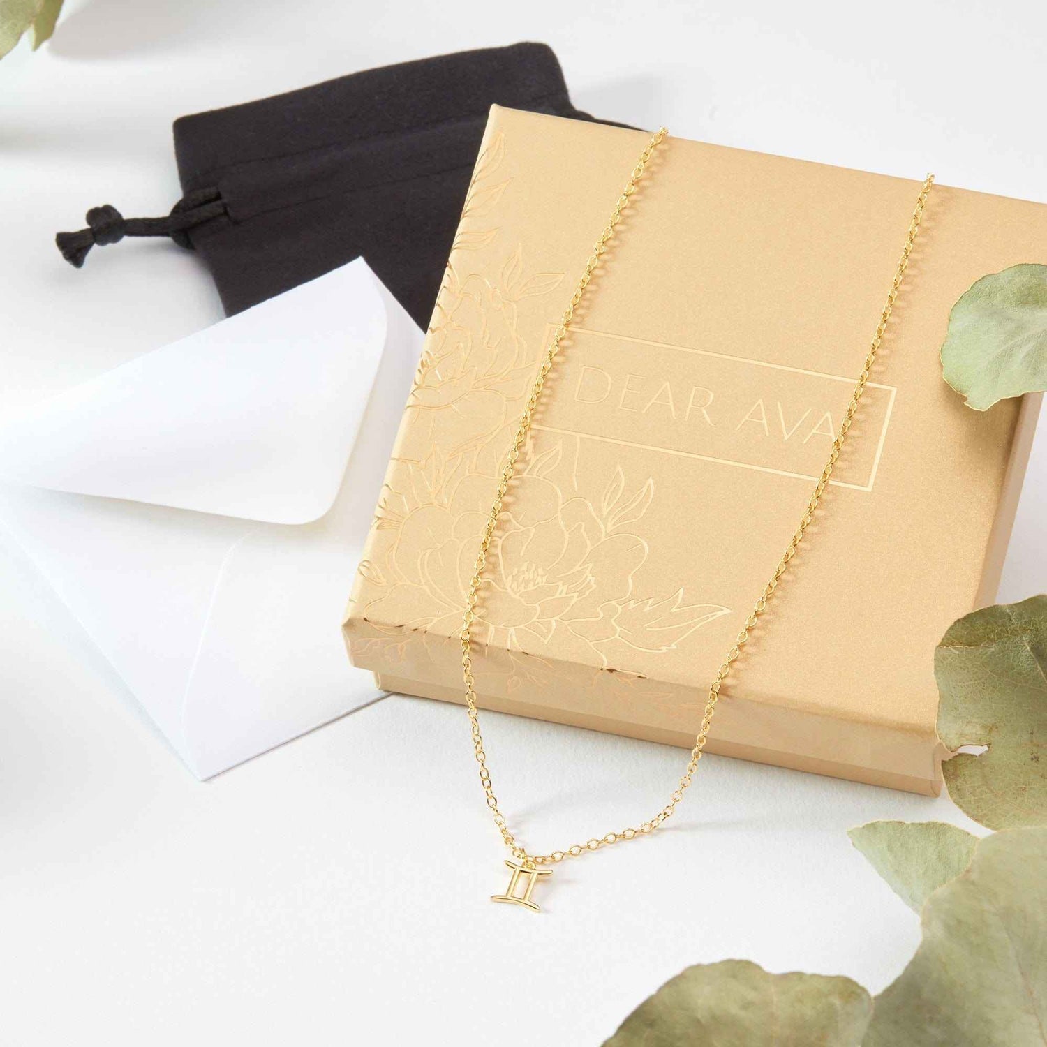 Celestial Gemini Zodiac Necklace