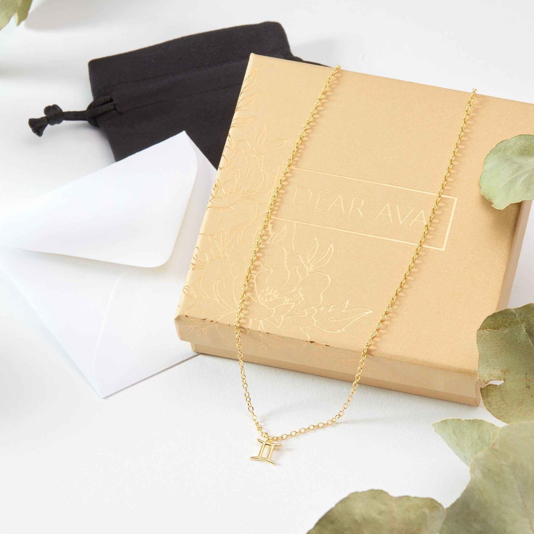Celestial Gemini Zodiac Necklace