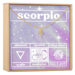 Celestial Scorpio Zodiac Necklace