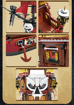 High-Difficulty Building Block Toy With Black Pearl Assembly Model Pieces - Cindi Book