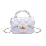 Pearl Hand One-shoulder Crossbody Chain Children's Bags - Cindi Book