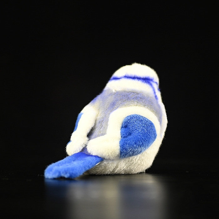 Gray Blue Tit Fat Chirp Plush Toy - Cindi Book