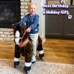 Model U Riding Horse Toy Age 4-7 Chocolate