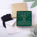 Christmas Gift for Administrative Assistant Linked Circles Earring and Necklace Jewelry Set