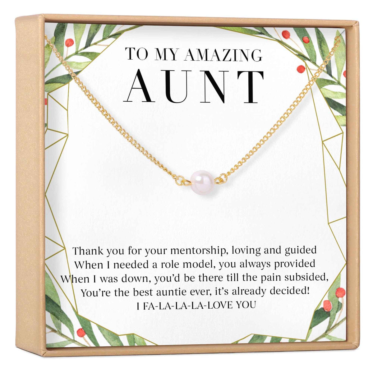 Christmas Gift for Aunt Necklace, Multiple Styles