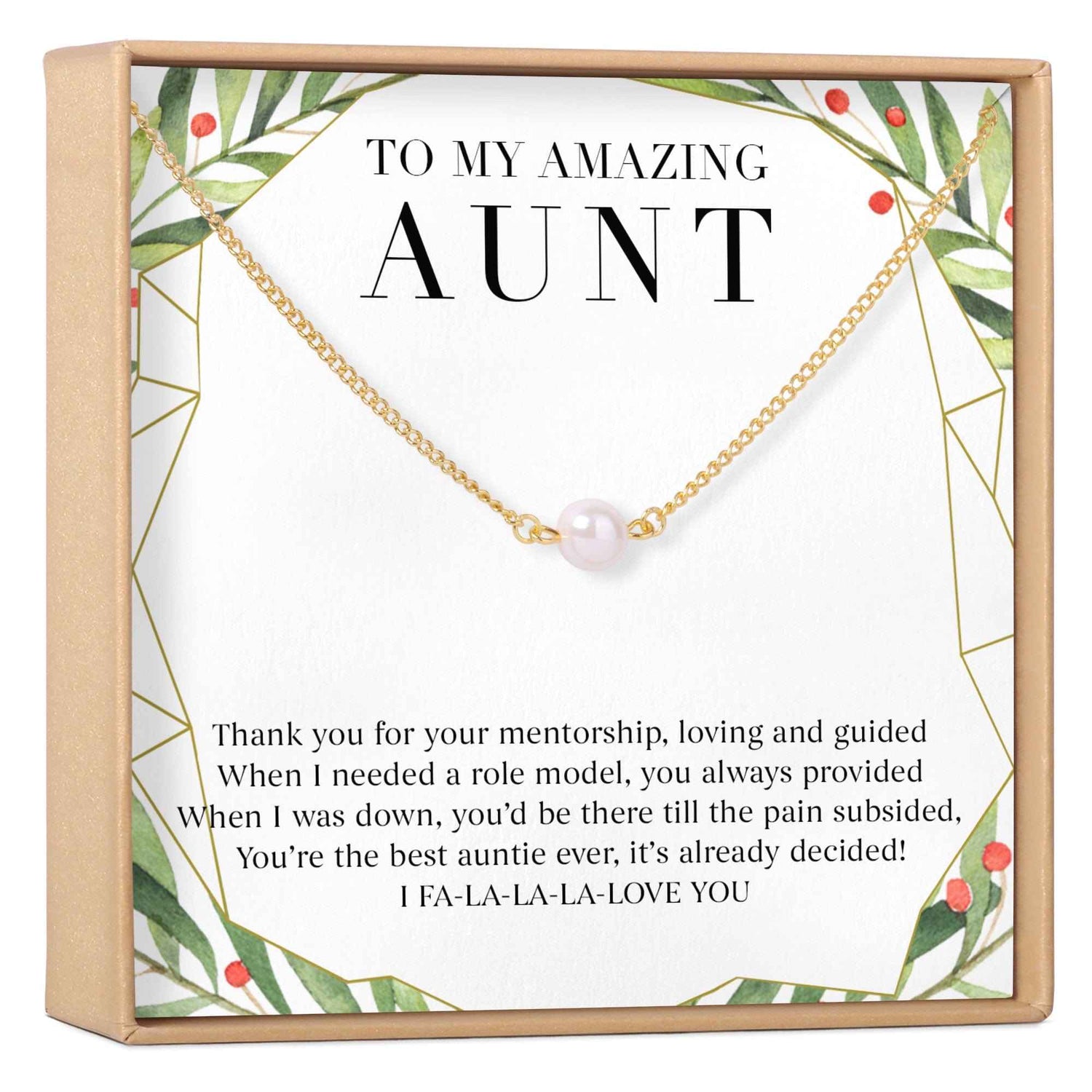 Christmas Gift for Aunt Necklace, Multiple Styles